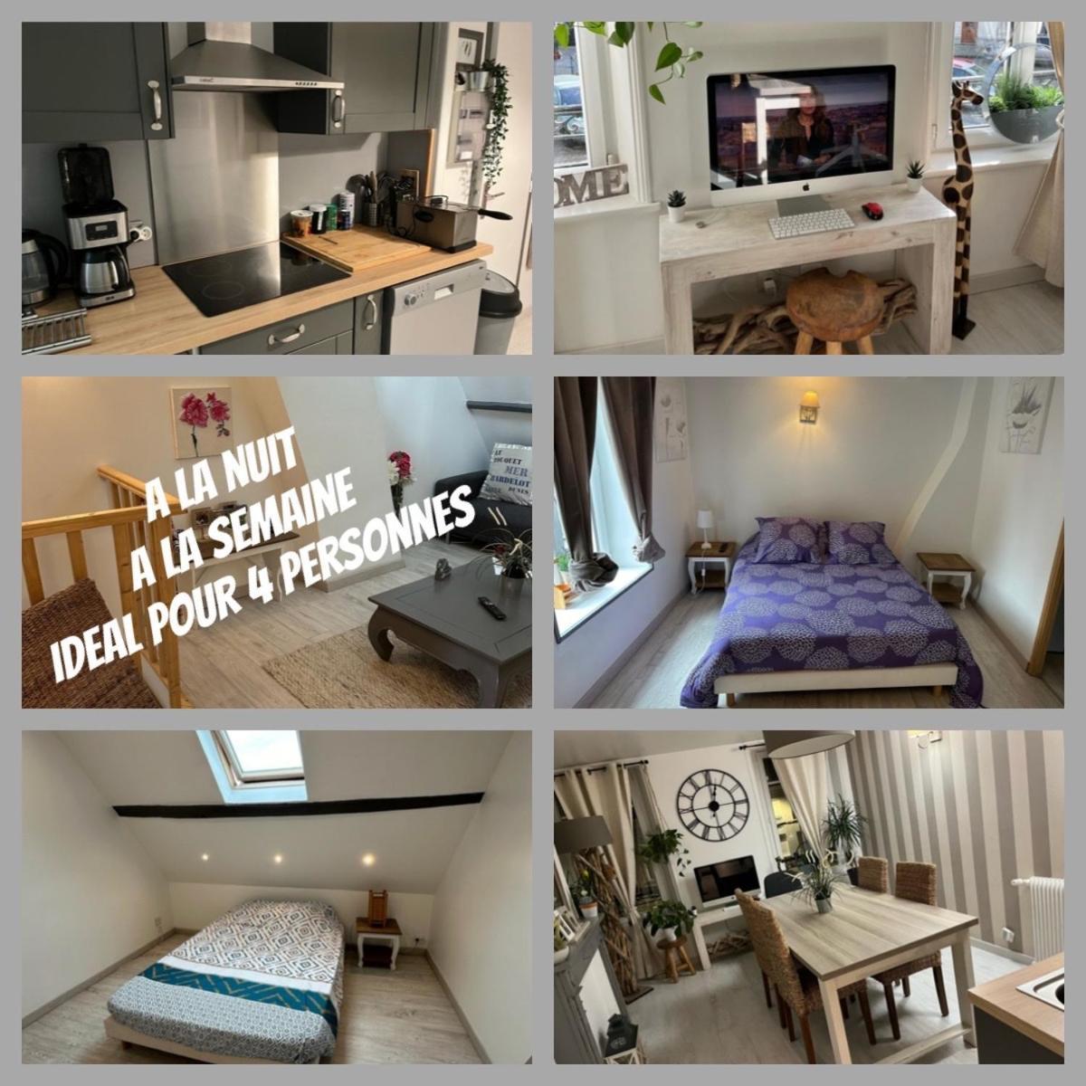 Hébergement de vacances Maison 2 Personnes Confort Alentours Boulogne Sur Samer